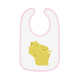 Wisconsin - Cheese - Baby Jersey Bib