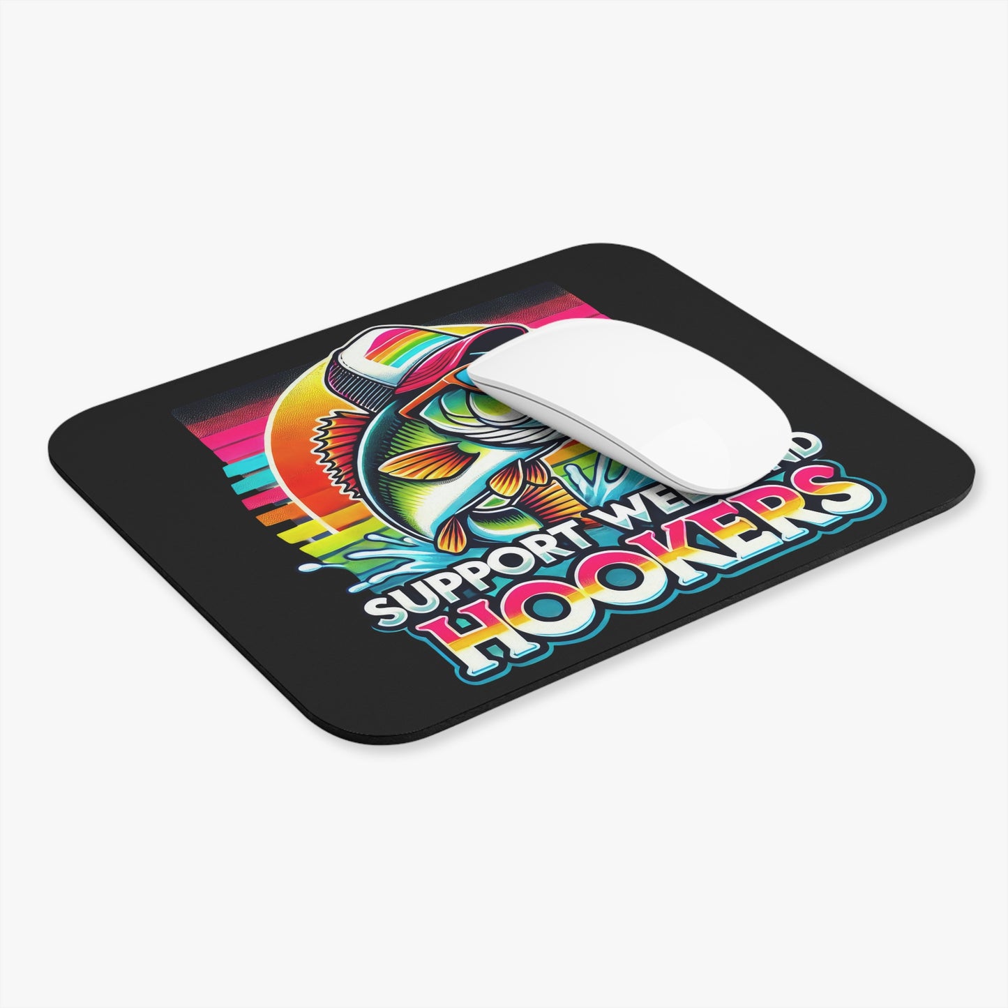 Fishing - Support Weekend Hookers - Mouse Pad (Rectangle)