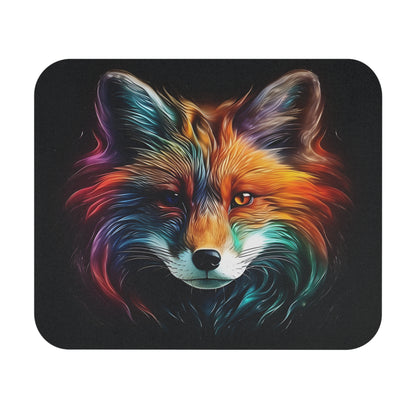 Fox Colorful Face - Mouse Pad (Rectangle)