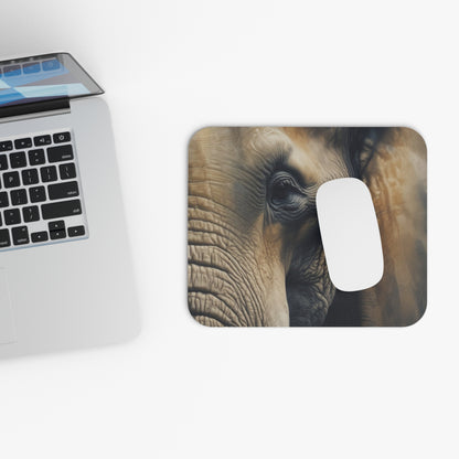 Elephants - Elephant Eye - Mouse Pad (Rectangle)