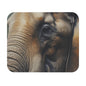 Elephants - Elephant Face - Side - Mouse Pad (Rectangle)