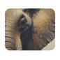 Elephants - Elephant Face - Side View - Mouse Pad (Rectangle)