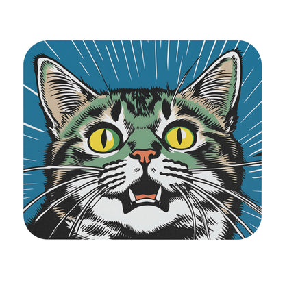 Cats - Pop Cat Face - Mouse Pad (Rectangle)