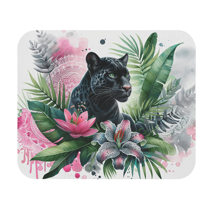 Cats - Black Jungle Cat - Mouse Pad (Rectangle)