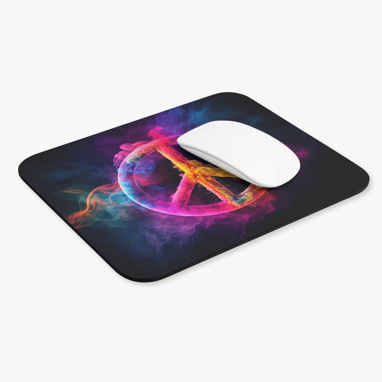 Hippie Peace Sign - v1 - Mouse Pad (Rectangle)