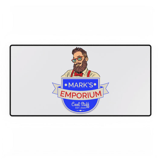 Copy of Printify - Mark's Emporium Logo - 31.5" x 15.5" Desk Mats