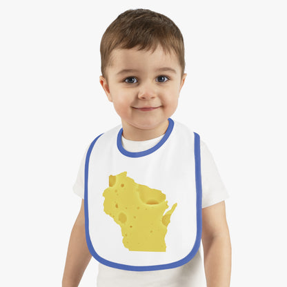 Wisconsin - Cheese - Baby Jersey Bib