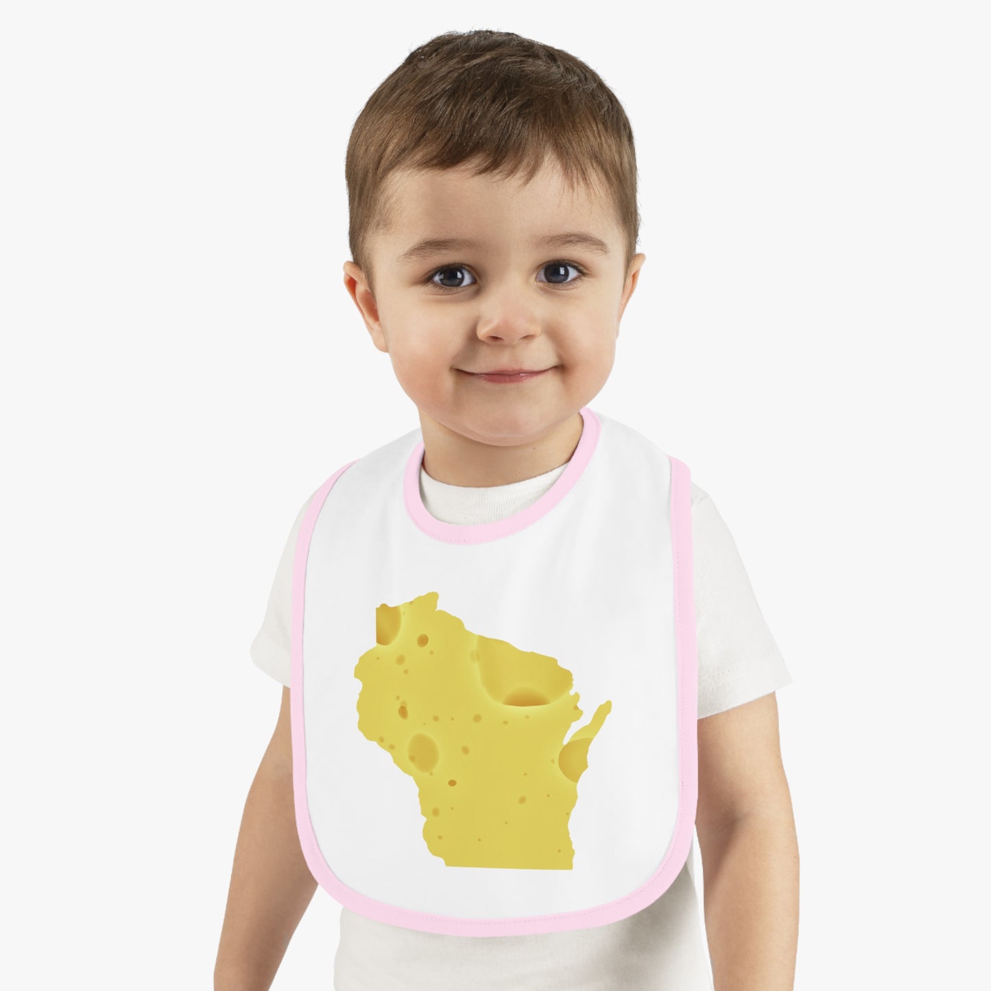 Wisconsin - Cheese - Baby Jersey Bib