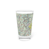 Airport Sectional - KMSN Madison WI - Pint Glass, 16oz