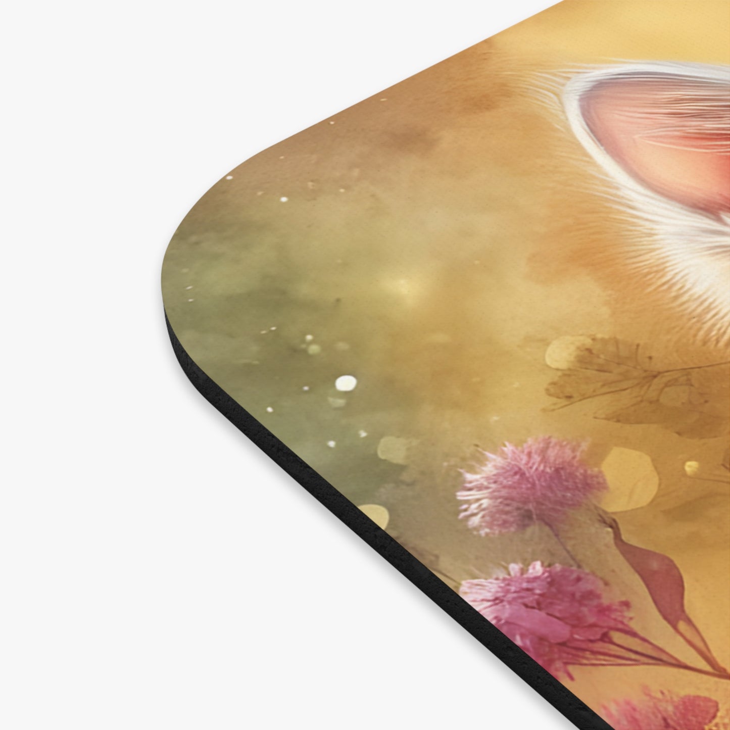 Cats - Kitten With Pumpkins & Butterfly - Mouse Pad (Rectangle)