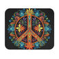 Hippie Peace Sign - v14 - Mouse Pad (Rectangle)