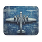 Aviation Blueprint - Airplane - Mouse Pad (Rectangle)