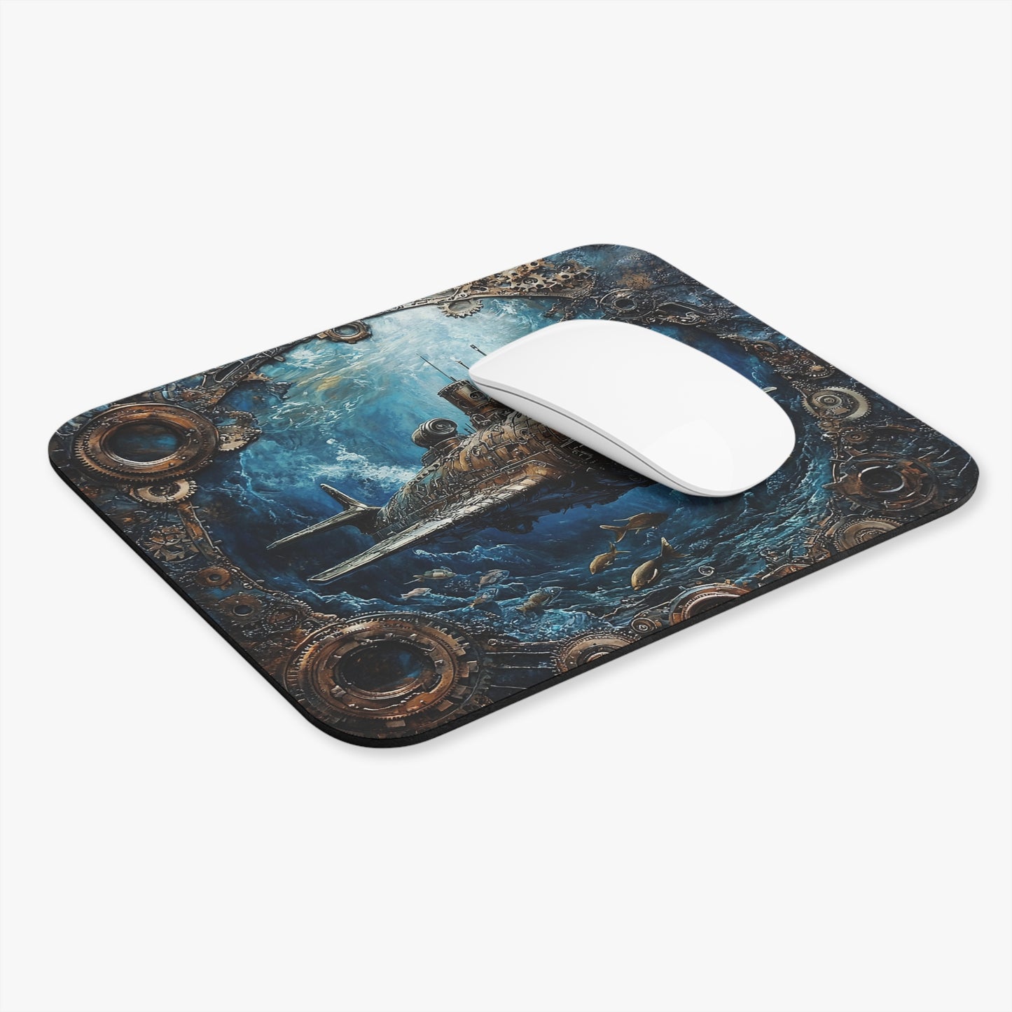 Steampunk - Submarine v1 - Mouse Pad (Rectangle)