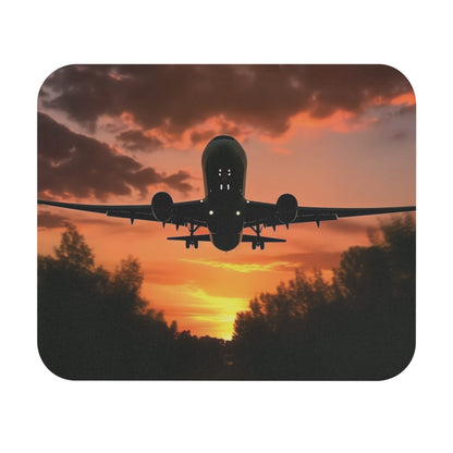 Aviation - Airliner - Sunset - Mouse Pad (Rectangle)