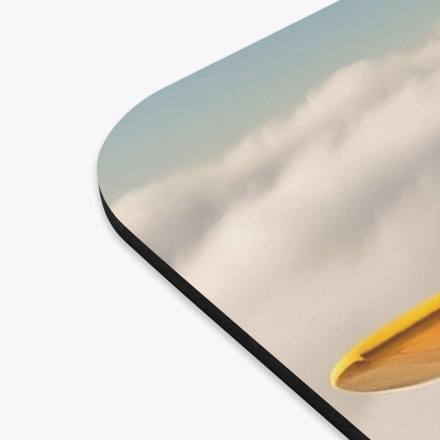 Aviation - Yellow Biplane - Mouse Pad (Rectangle)