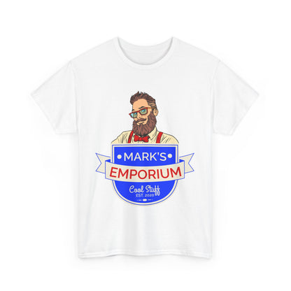 Mark's Emporium Logo - Unisex Heavy Cotton Tee