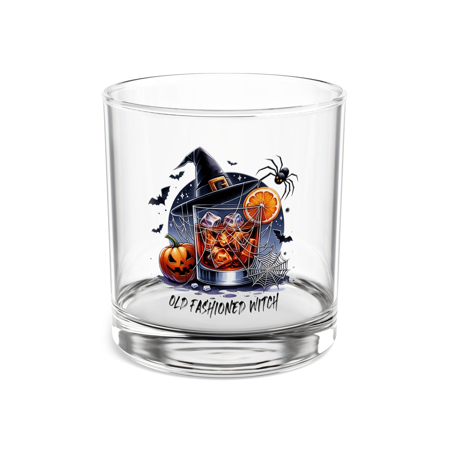 Halloween - Old Fashioned Witch - Rocks Glass, 10oz