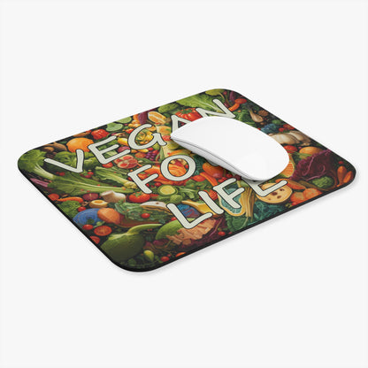 Food - Vegan For Life - Mouse Pad (Rectangle)