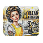 Retro Fun - Clean Kitchen, Dirty Mind - Mouse Pad (Rectangle)