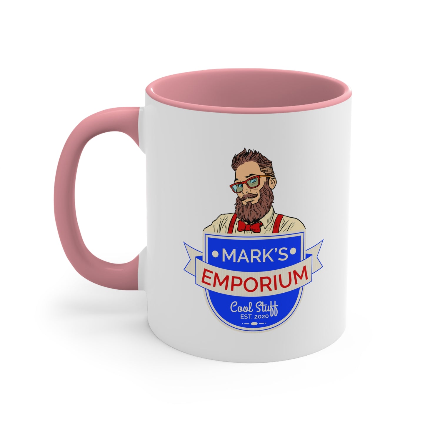 Printify - Mark's Emporium Logo - 11oz Accent Mug