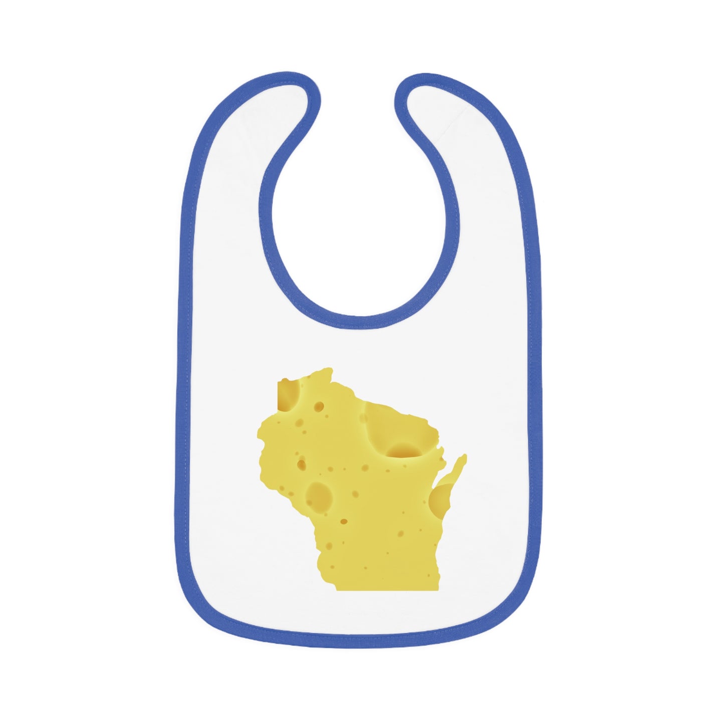 Wisconsin - Cheese - Baby Jersey Bib