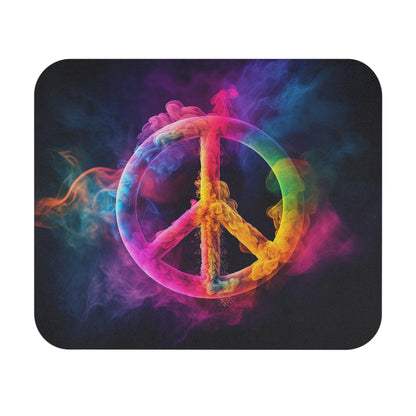 Hippie Peace Sign - v1 - Mouse Pad (Rectangle)