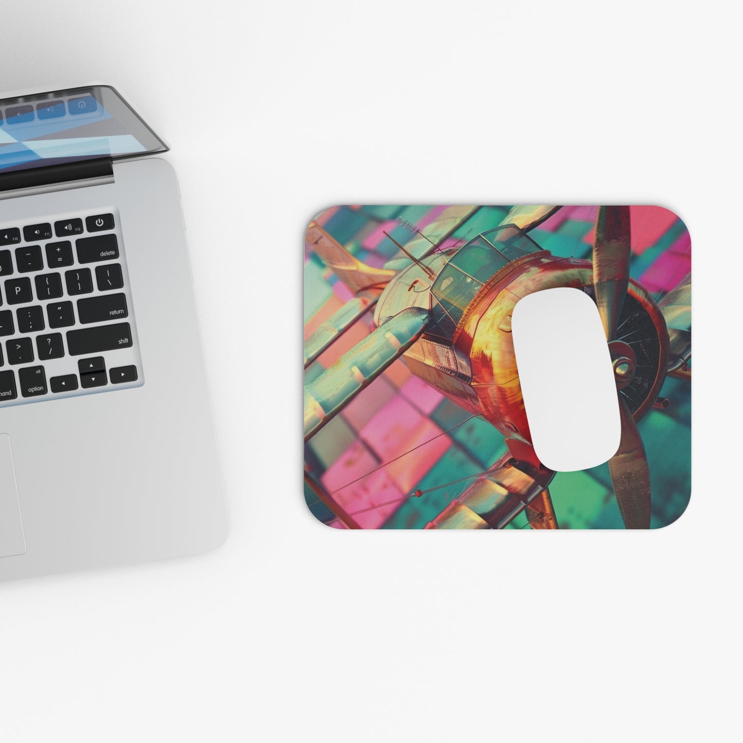 Aviation - Colorful Aircraft - Mouse Pad (Rectangle)