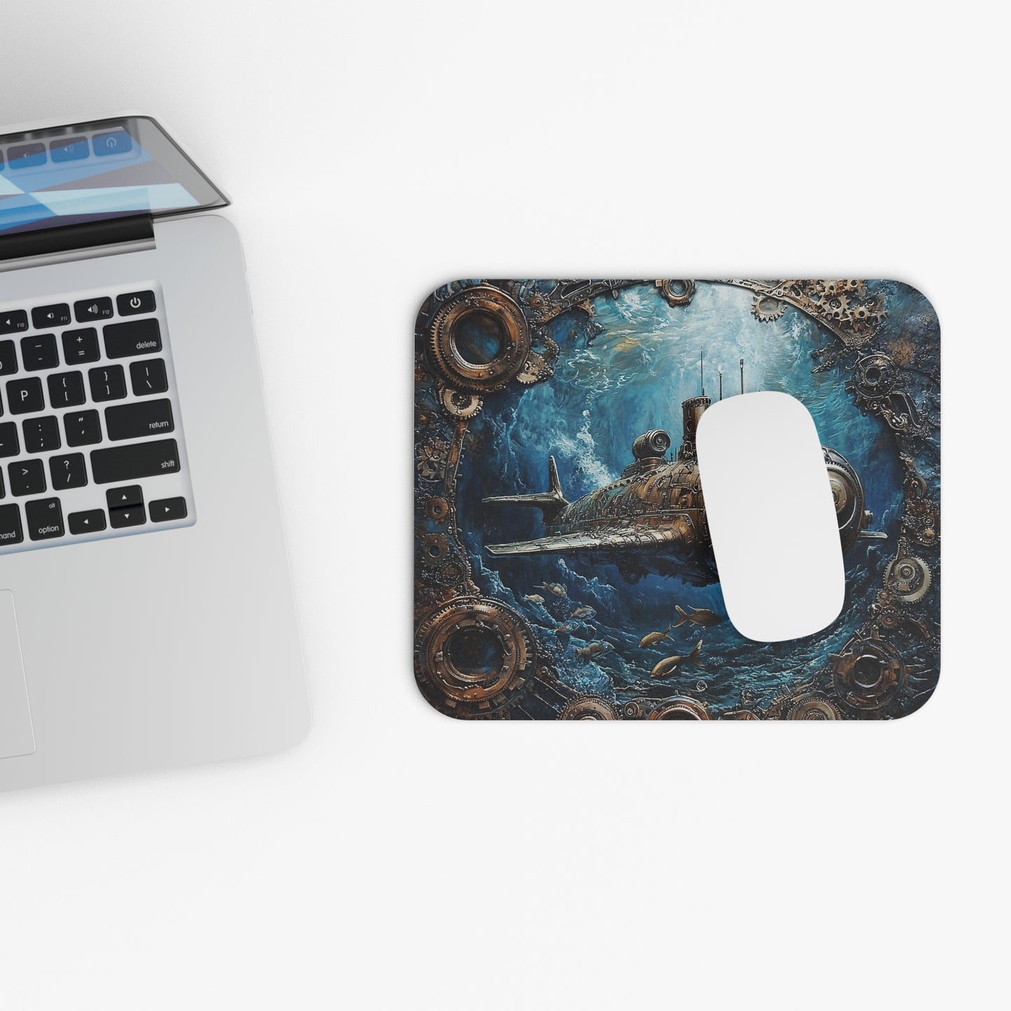 Steampunk - Submarine v1 - Mouse Pad (Rectangle)