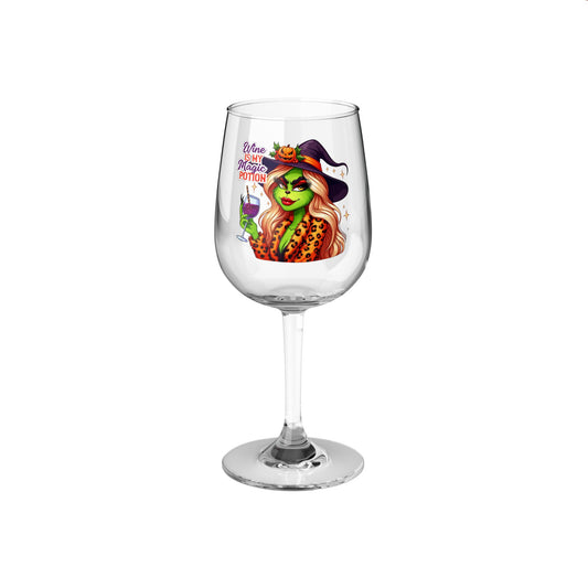 Halloween - Wine Is My Magic Potion - Wine Glass, 12oz