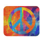 Hippie Peace Sign - v7 - Mouse Pad (Rectangle)