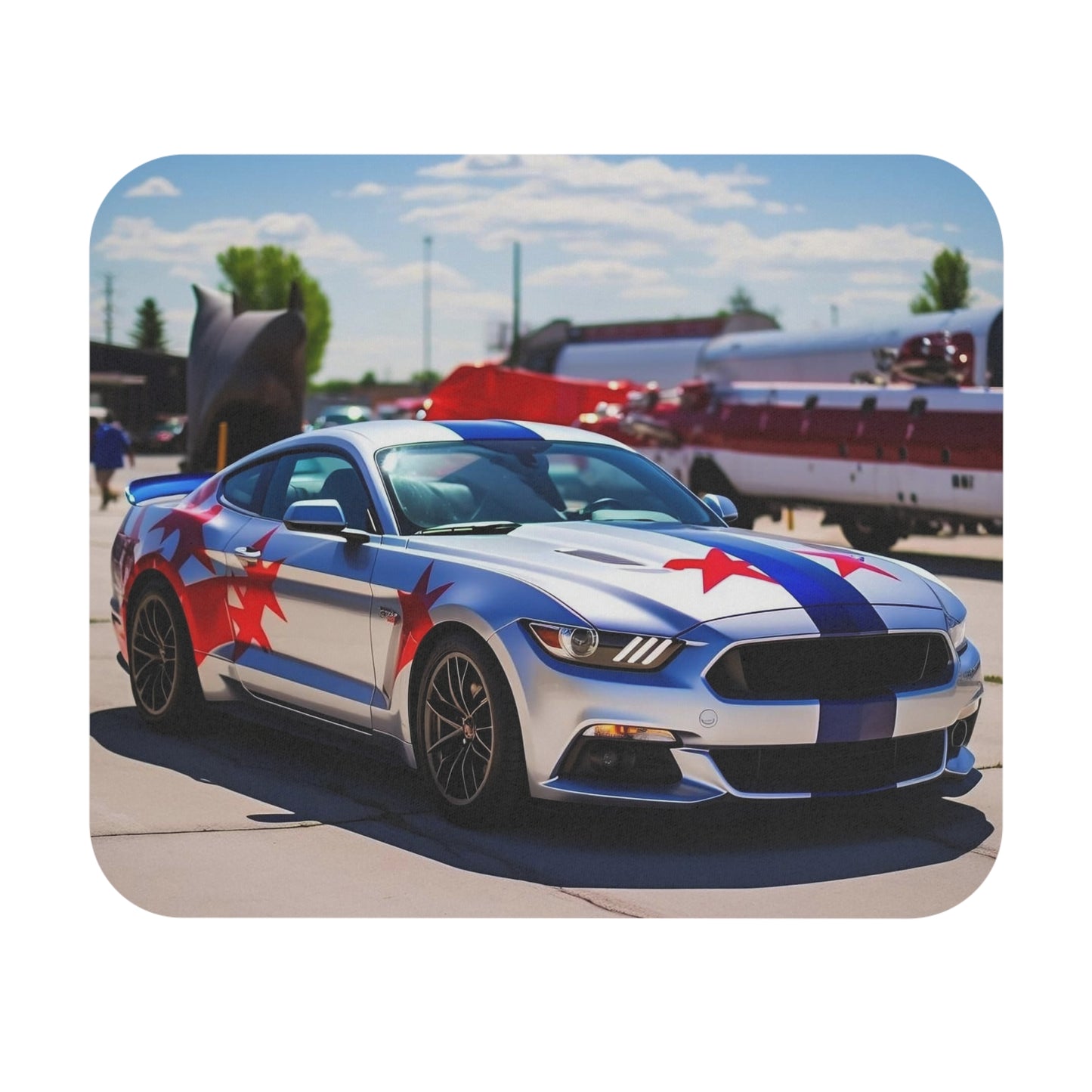 Cars - Mustang - Mouse Pad (Rectangle)