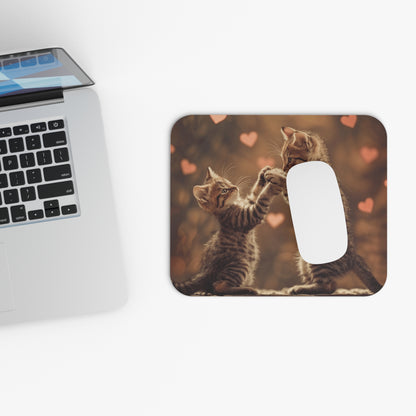 Cats - Two Standing Kittens - Mouse Pad (Rectangle)