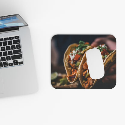 Food - Two Tacos - Mouse Pad (Rectangle)