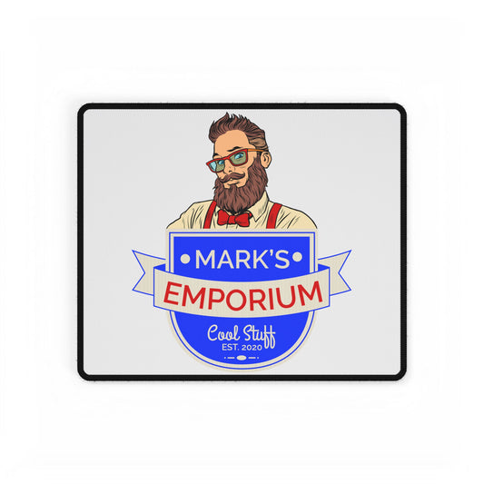 Printify - Mark's Emporium Logo - 14.4" x 12.1" Desk Mats