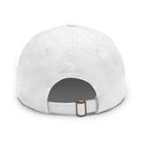 Wisconsin - Cheese - Dad Hat with Leather Patch (Round)