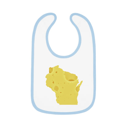 Wisconsin - Cheese - Baby Jersey Bib