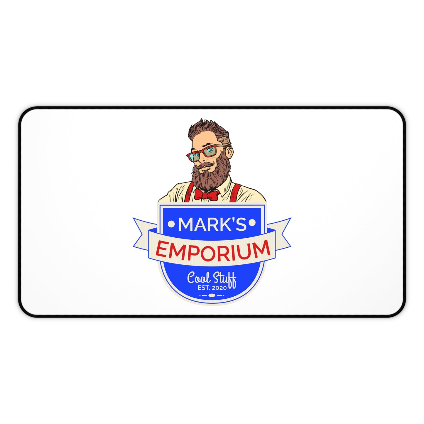 Printify - Mark's Emporium Logo - 12" x 22" Desk Mat