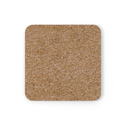 Printify - Mark's Emporium Logo - Cork Back Coaster - Square