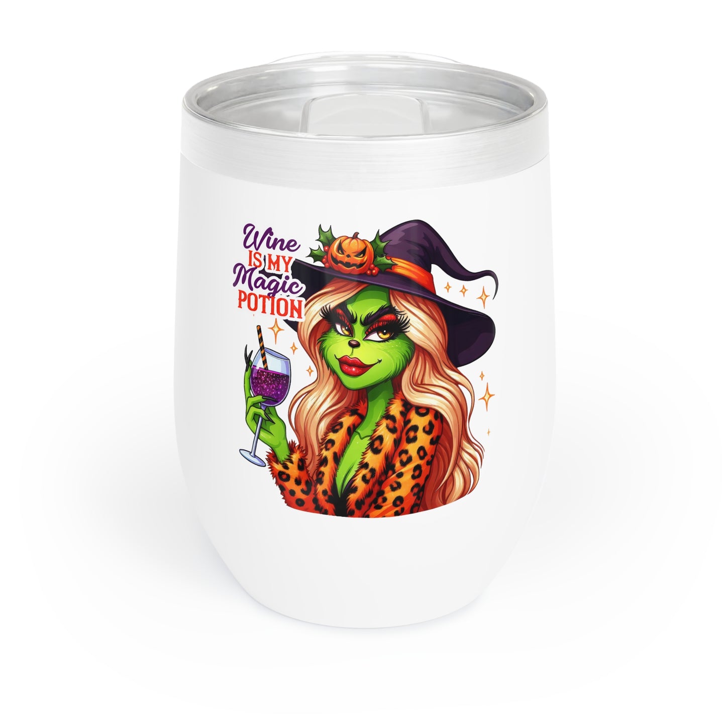 Halloween - Wine Is My Magic Potion - Chill Wine Tumbler