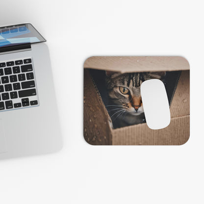 Cats - Cat In Wet Box - Mouse Pad (Rectangle)