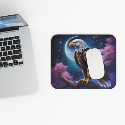 Eagles - Eagle In Night Sky - Mouse Pad (Rectangle)