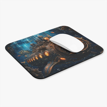 Steampunk - Submarine v4 - Mouse Pad (Rectangle)