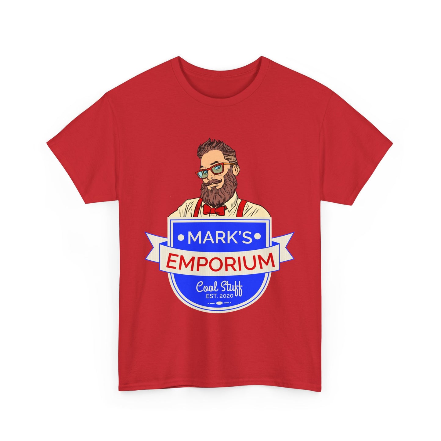 Mark's Emporium Logo - Unisex Heavy Cotton Tee