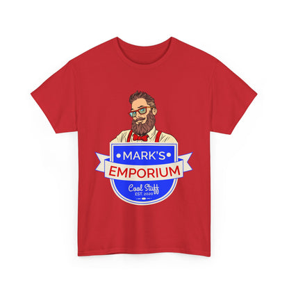 Mark's Emporium Logo - Unisex Heavy Cotton Tee