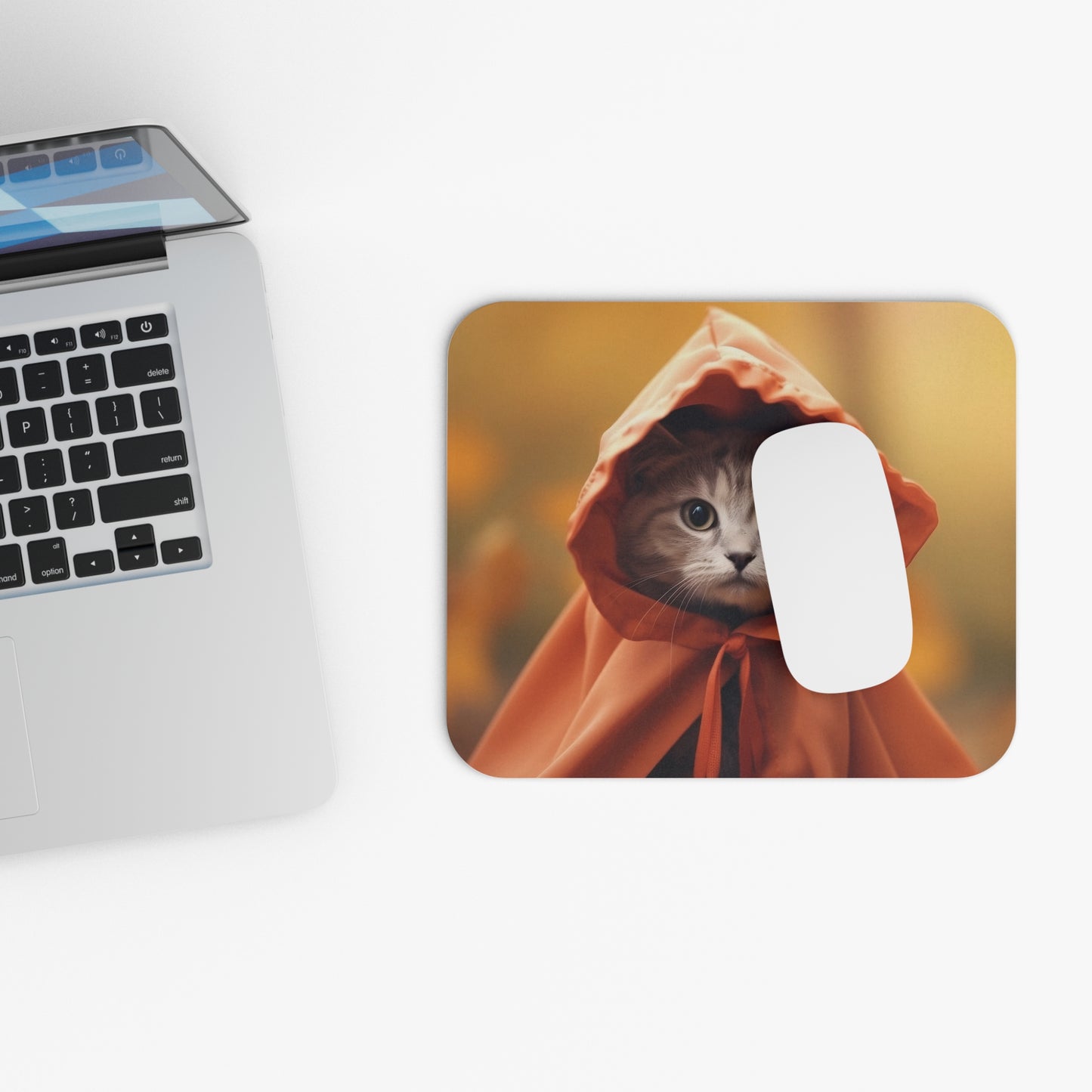 Cats - Hoodie Cat - Mouse Pad (Rectangle)