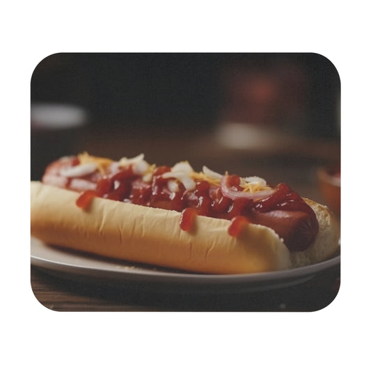 Food - Hot Dog Image v1 - Mouse Pad (Rectangle)