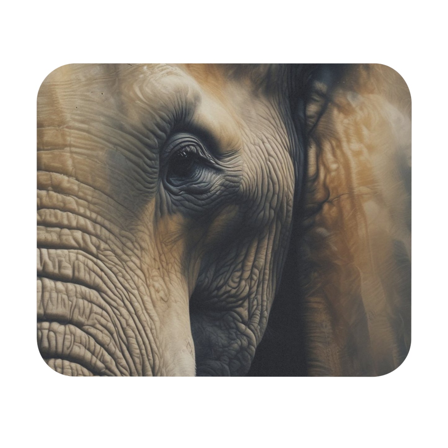 Elephants - Elephant Eye - Mouse Pad (Rectangle)