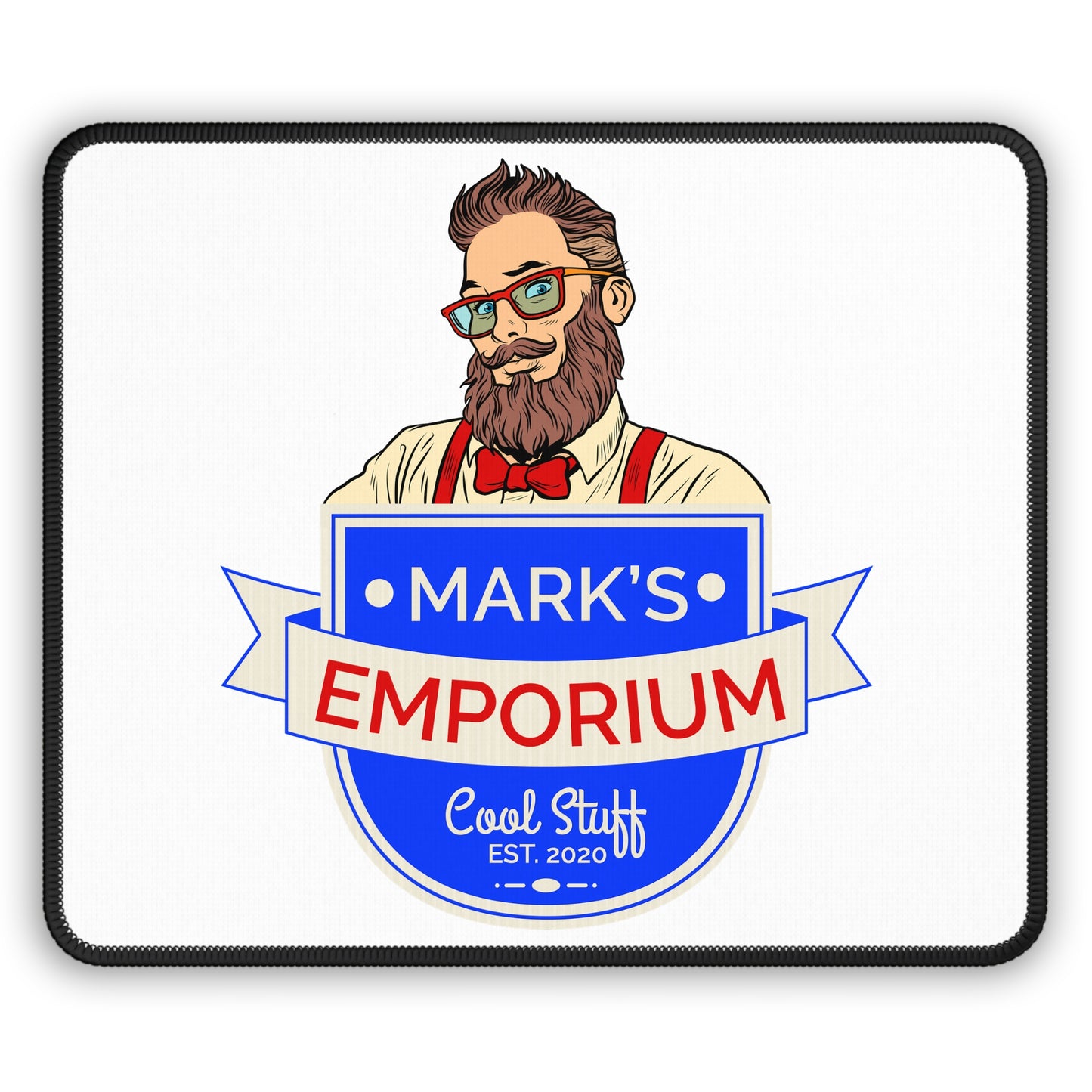 Printify - Mark's Emporium Logo - Gaming Mouse Pad