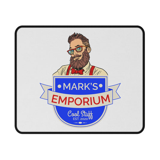 Printify - Mark's Emporium Logo - Non-Slip Gaming Mouse Pad