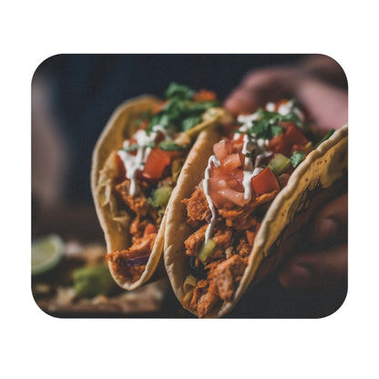 Food - Two Tacos - Mouse Pad (Rectangle)